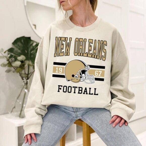 Other - New Orleans Football Retro Style Fan Gift Crewneck Sweatshirt